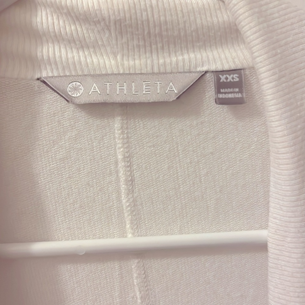 Athleta White Open-Front Cardigan - Picture 2 of 3